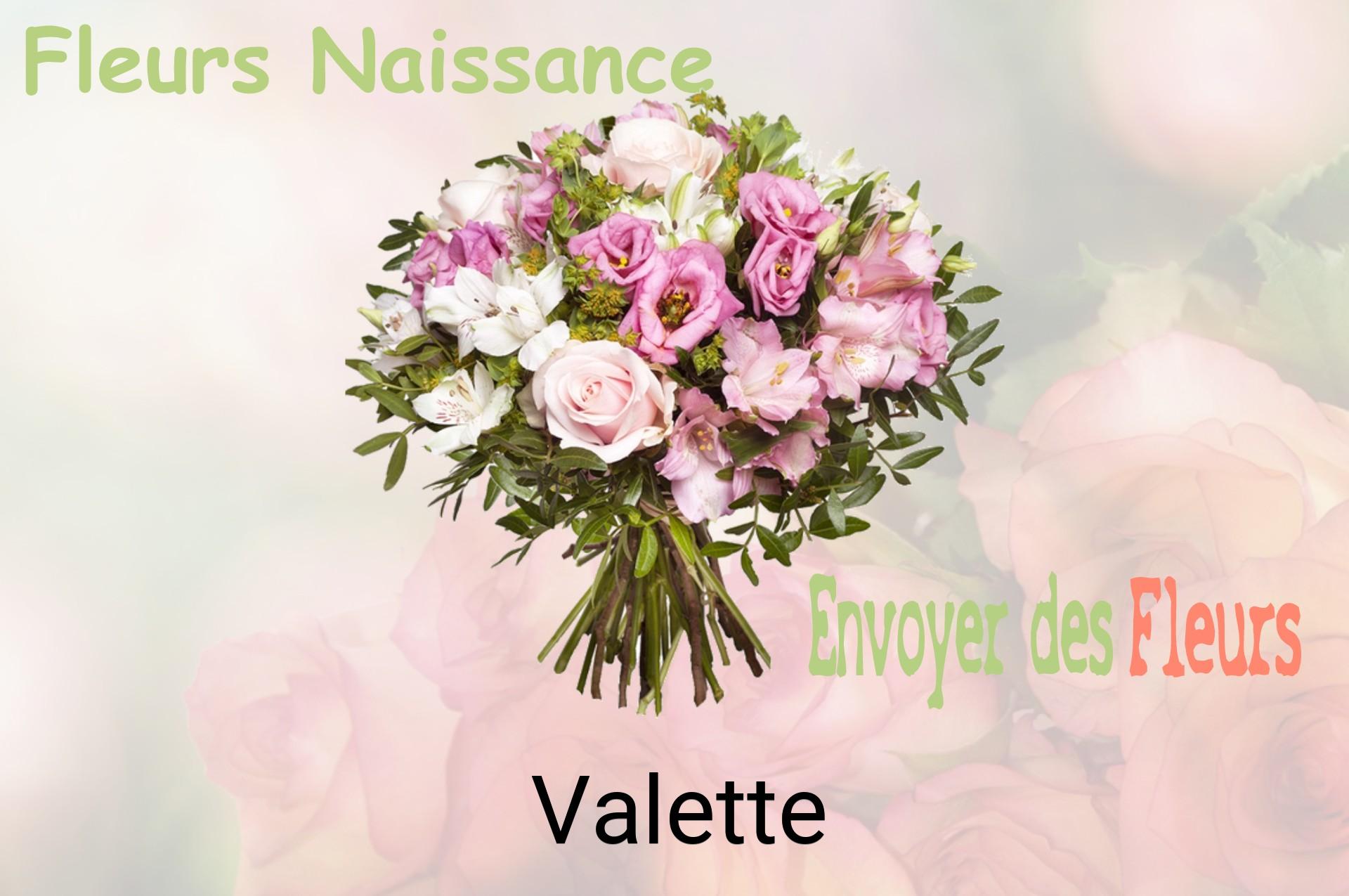 Bouquet de fleurs de naissance livré à Valette